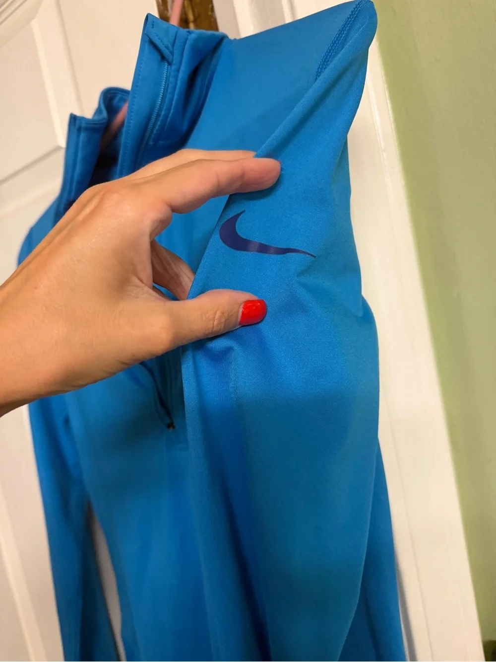 Women’s Long-Sleeve Quarter-Zip Performance Top - Blue